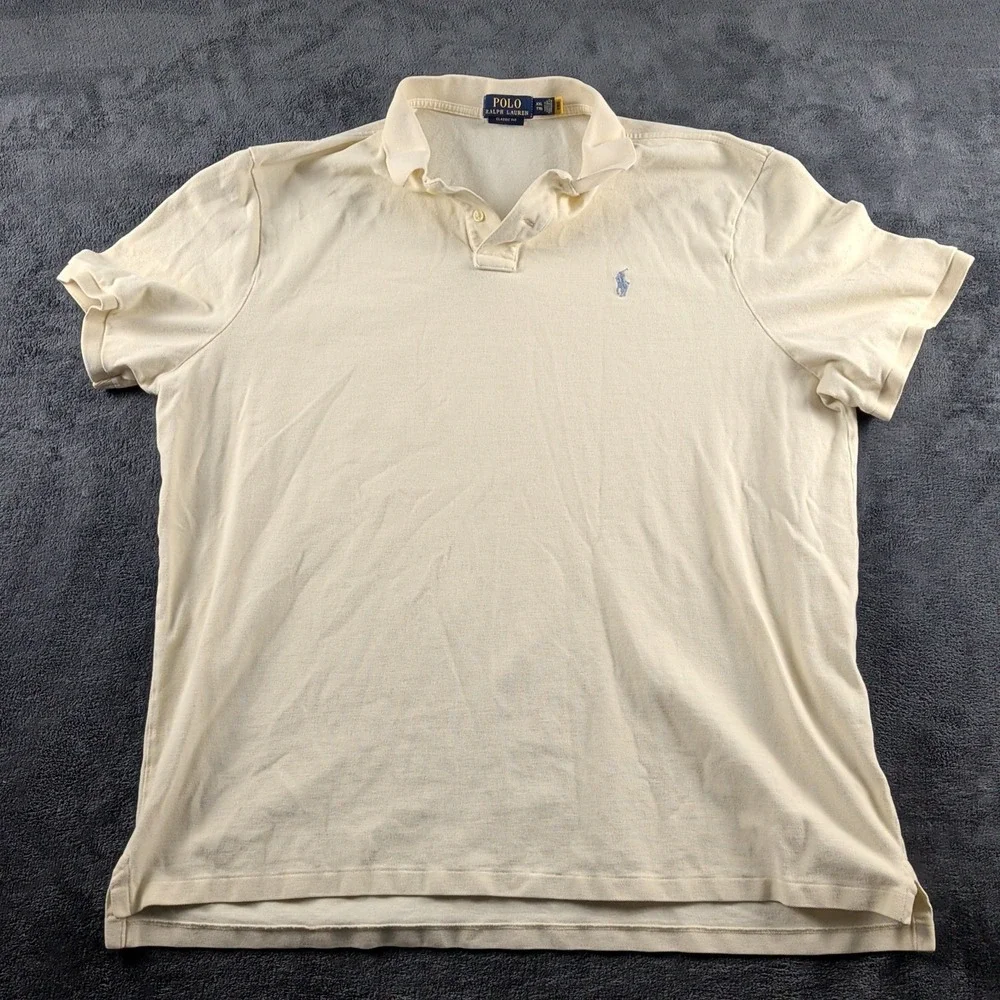 polo ralph lauren classic fit shirt Men's XXL White